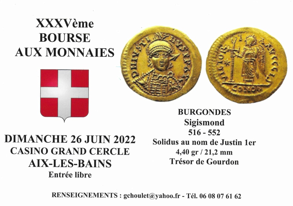 35EME BOURSE AUX MONNAIES D'AIX-LES-BAINS Carte_15