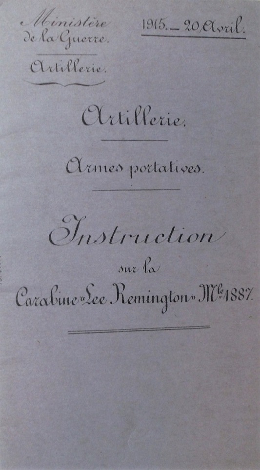 Quelques raretés de l'armement français de la Grande Guerre Carabi13