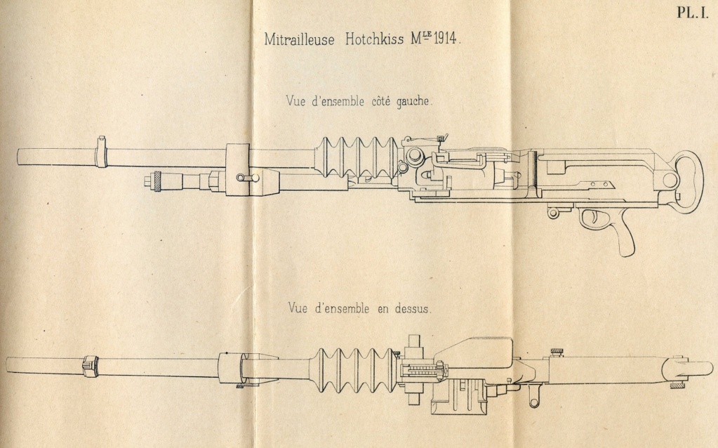Plans Mitrailleuse Hotchkiss 1914 Hotchk16