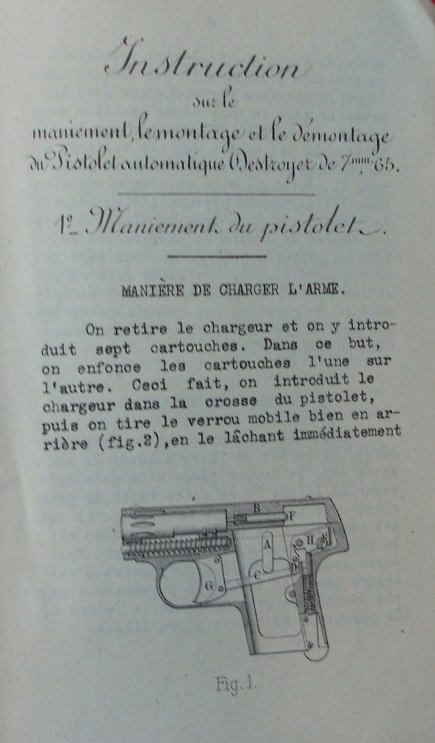 Quelques raretés de l'armement français de la Grande Guerre Pistol13