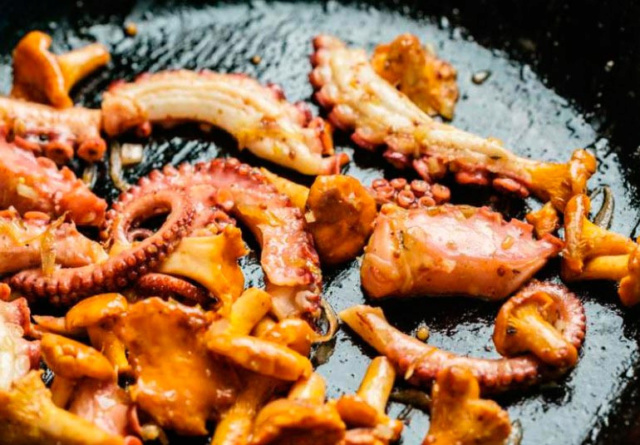 PULPO AL AJILLO CON CHAMPIÑONES Pulpo_13