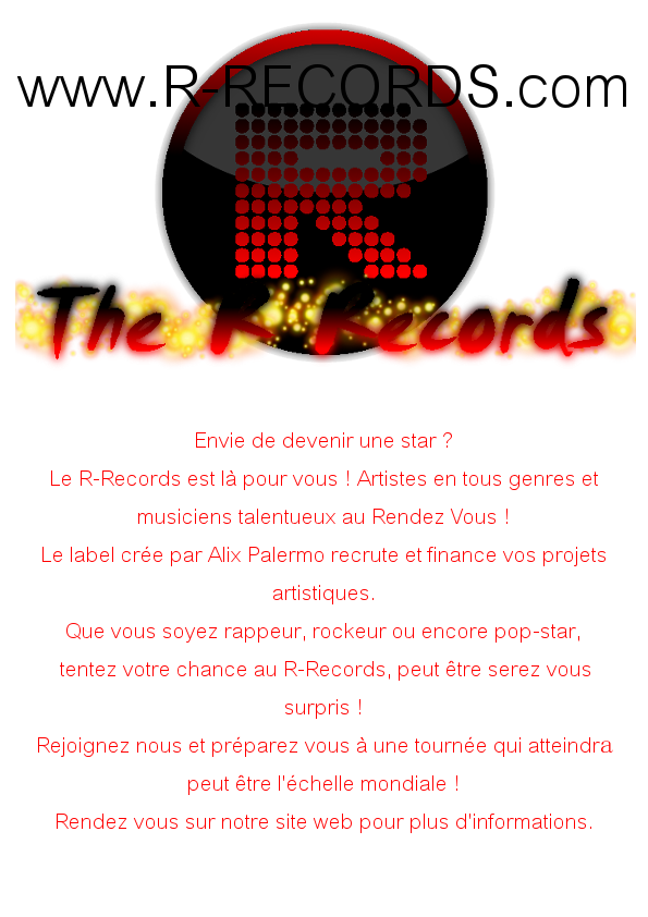[AFFICHE] The R-Records Label ! R-reco12