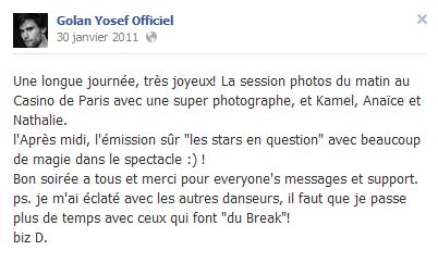 Messages de Golan sur sa page officielle Captur17