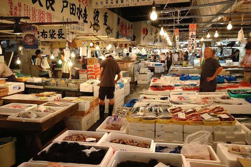 Marché aux poissons de Tsukiji Marcha10