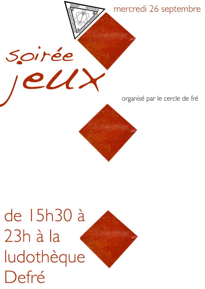 Soirée Jeux I *Defré* 30129914