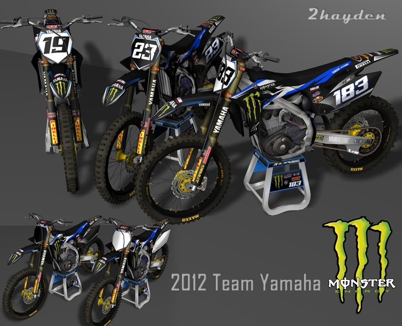 2012 Team Yamaha Monster energy world motocross Previe11