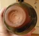 Thistle-shaped sgraffito pot, signed DS Dscn7819