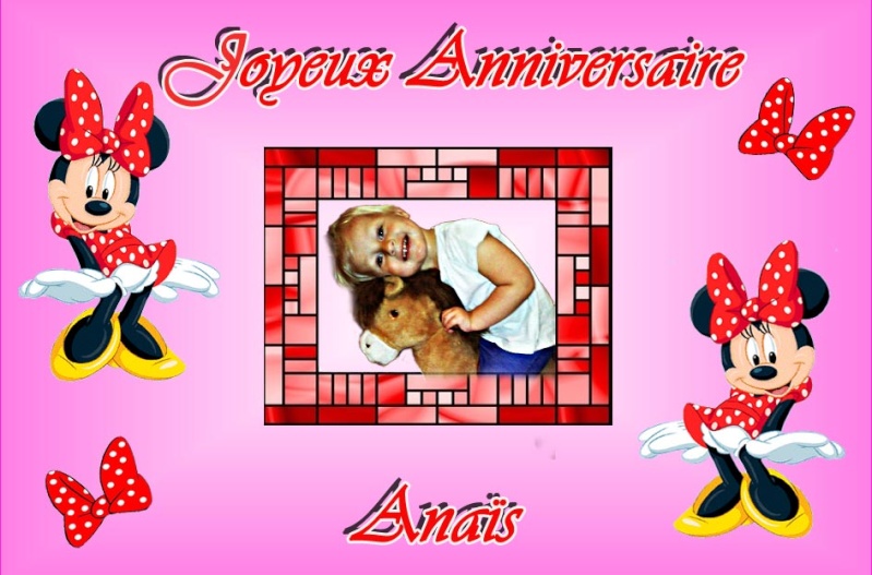 anniversaire minnie pour une ptite princesse ;) Anais10