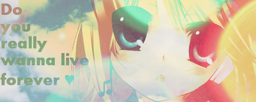 First Banner of Rin Kagamine c: Banner10
