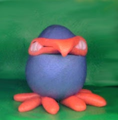 fimo - TUTORIEL FIMO : LA FIGURINE OISEAU DESSIN ANIMÉ. Lesdin23