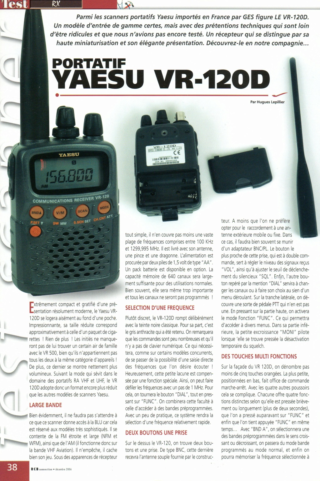 Yaesu VR-120D (Scanner) Chora576