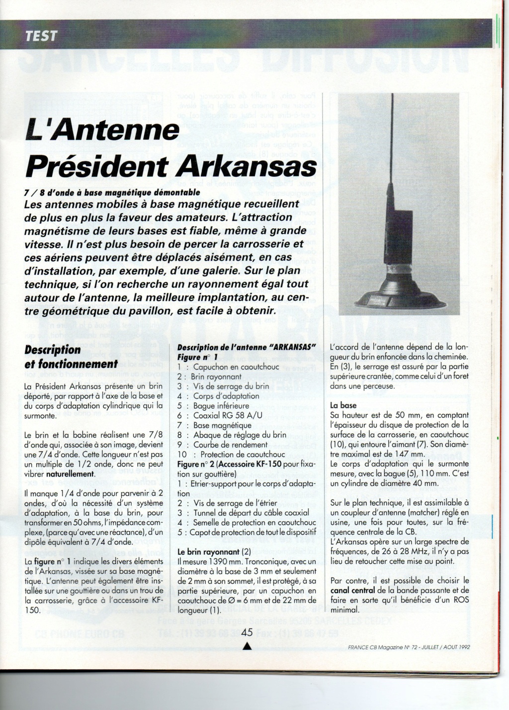 Arkansas - President Oklahoma / Arkansas (Antenne mobile) Img11015