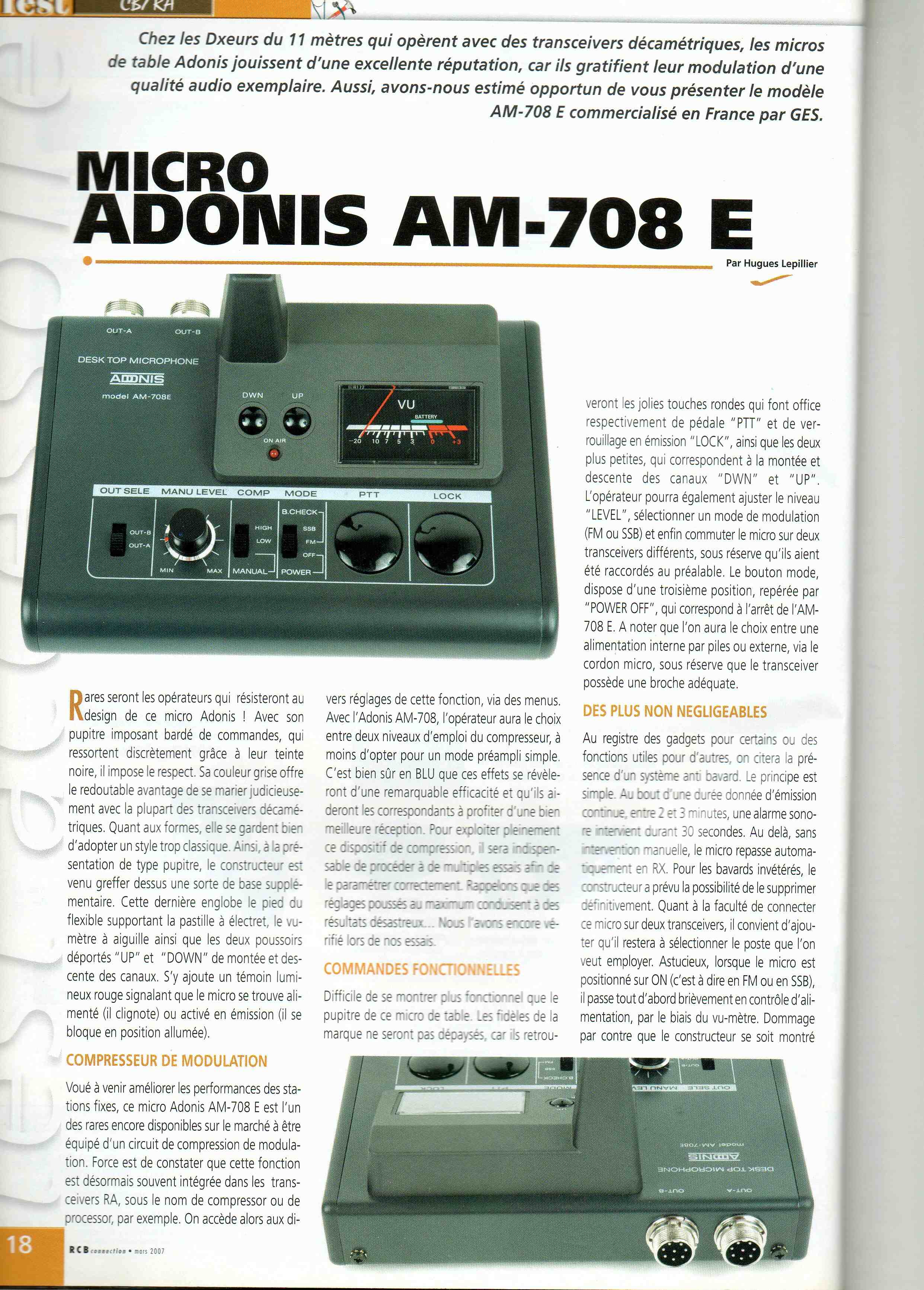 Adonis AM-708E (Microphone de table) Img57012