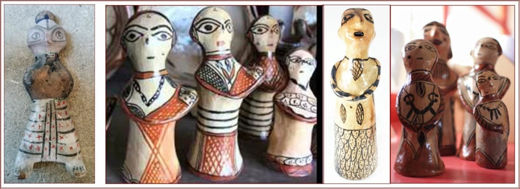 figurine anthropomorphique ethnique en terre cuite à identifier  0_119