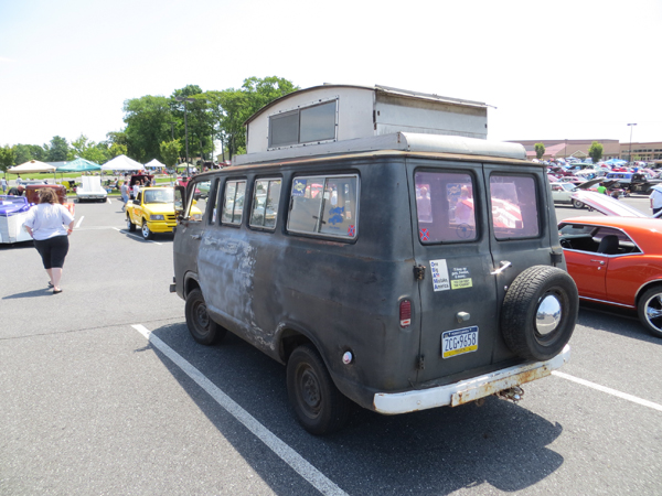 Spotted this '65 Chevy camper van at a car show... Chevy-10