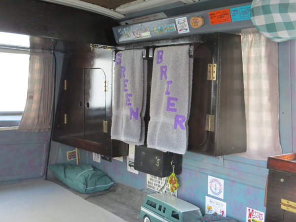 Corvair van camper interior photos (Ben's Bus) Interi25