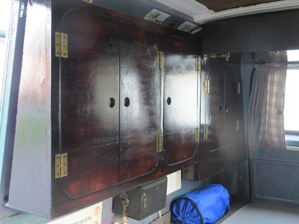 Corvair van camper interior photos (Ben's Bus) Interi26