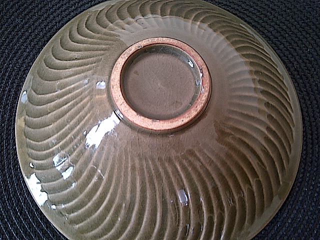 ORIENTAL CHINESE BOWL PLATE.. STUDIO POTTERY STYLE   Img-2107