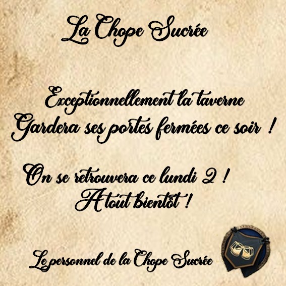  ~ La Chope Sucrée - Les Annonces ~ - Page 3 Fermet21