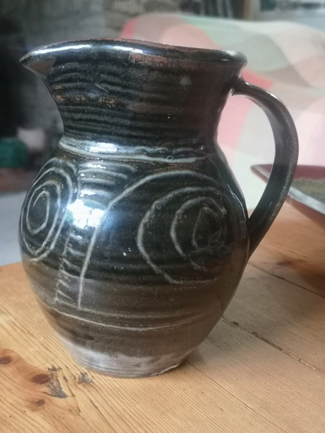 Tenmoku Jug - probably Abuja Pottery  Img_2190