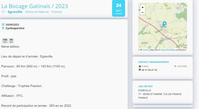 2023/09/24 (Dimanche) - FFC - La Bocage Gatinais - Egreville (77) Bocage10