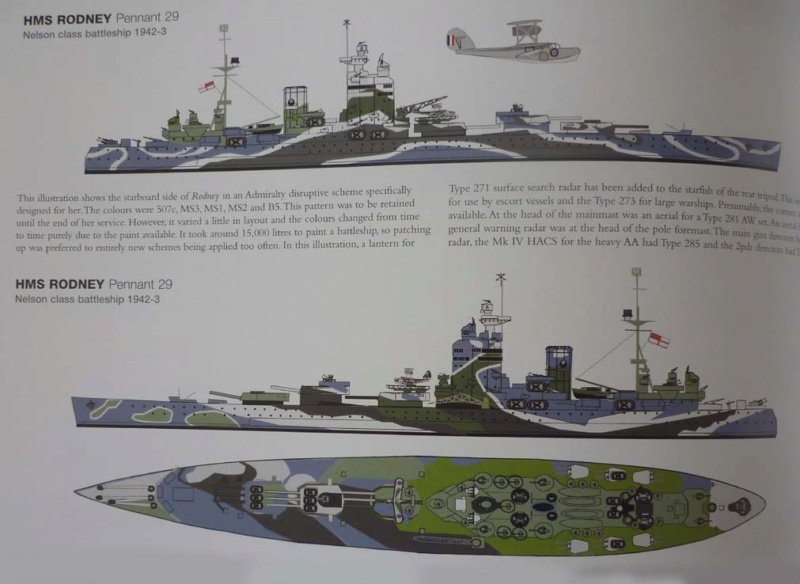 Comment comprendre le set LifeColor vs peintures officielles HMS Rodney ? Cdp10610