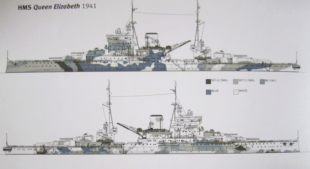 Cherche photos du raid Alexandrie 1941 du HMS Queen Elizabeth Queen_10