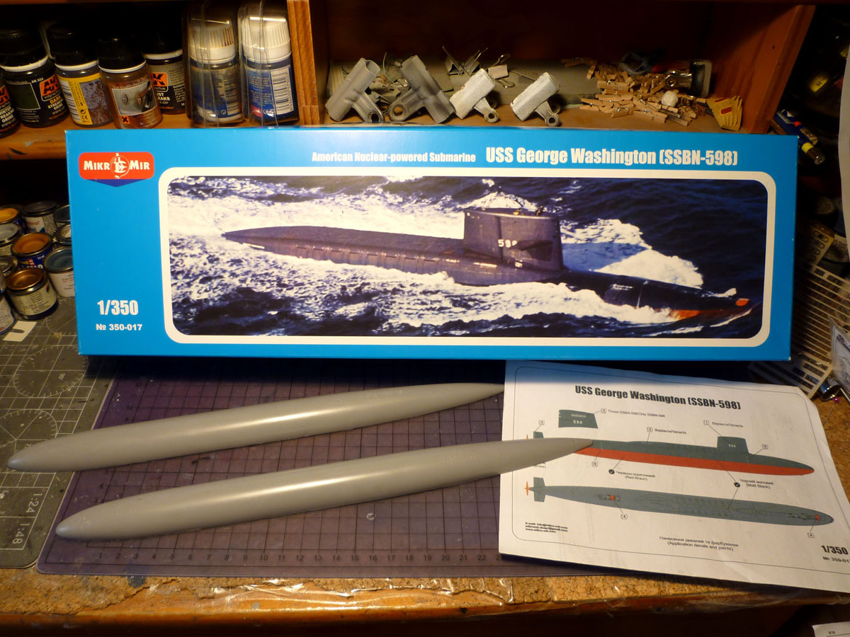 SSBN USS George Washington 1/350  Whashi10