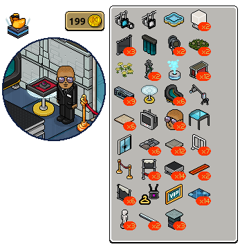 Reinseriti 4 affari stanza Passerella Fashion Week su Habbo Scre2259