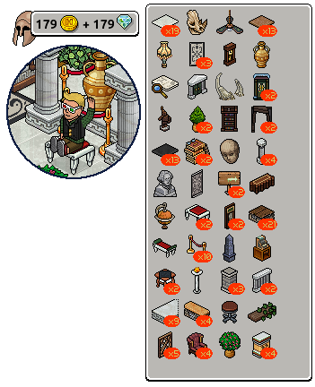 Habbo - Reinserito affare stanza Museo dell'Hotel in catalogo su Habbo Scre4300