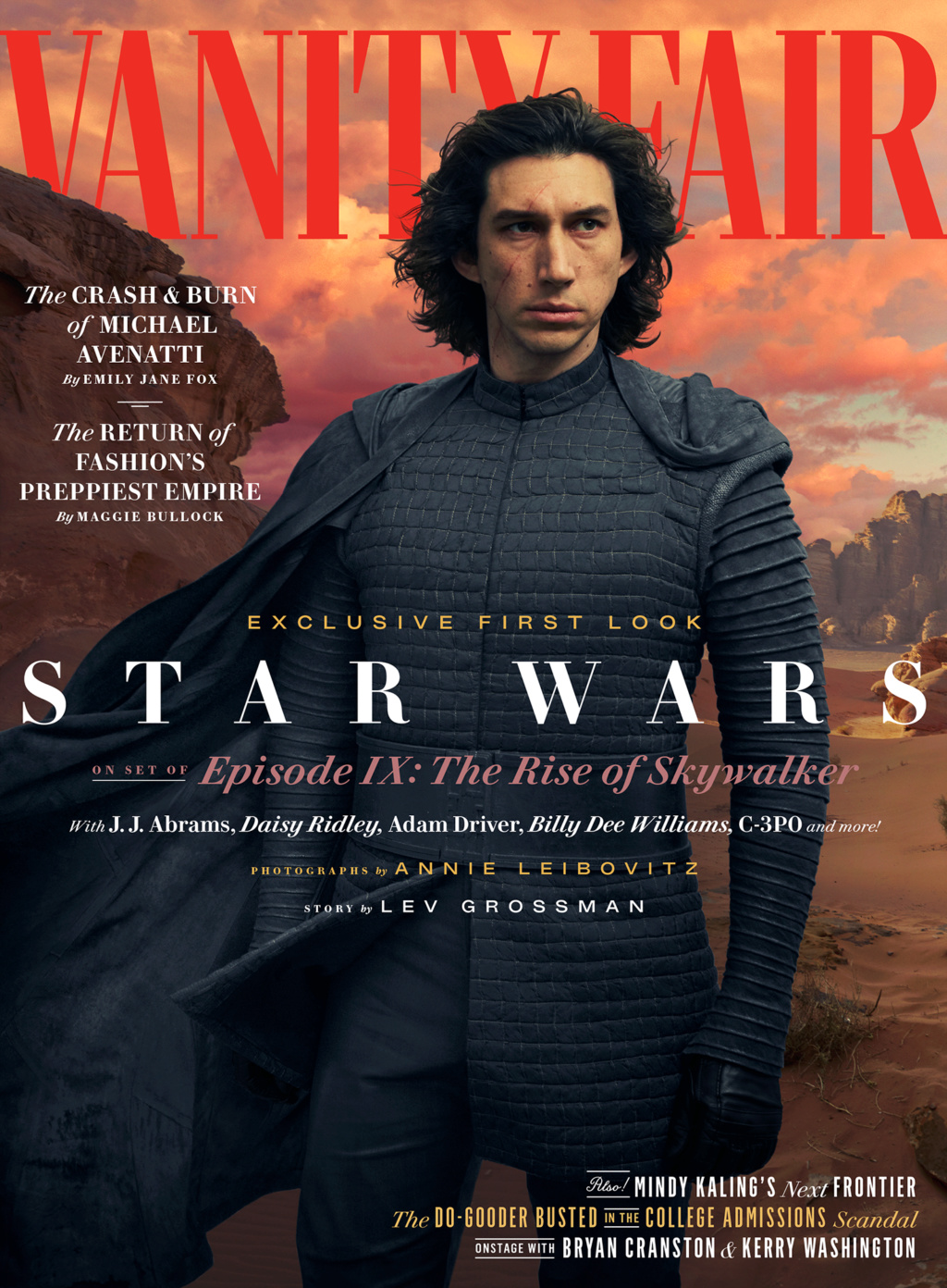 Vanity Fair Feature and Lebowitz Photos for The Rise of Skywalker 2019-011