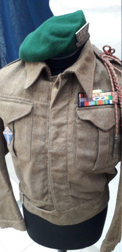 uniforme de l'un des commandos Kieffer débarqué en 1944 20210611