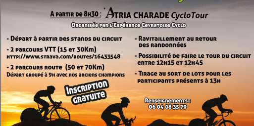 CHARADE CYCLO TOUR 1er mai 2019 Affich10