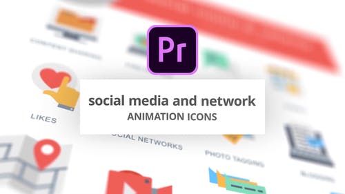 Social Media and Network - Animation Icons (MOGRT) 01611