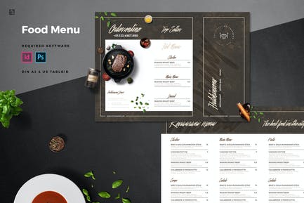 Trifold Restaurant Menu 07d43010