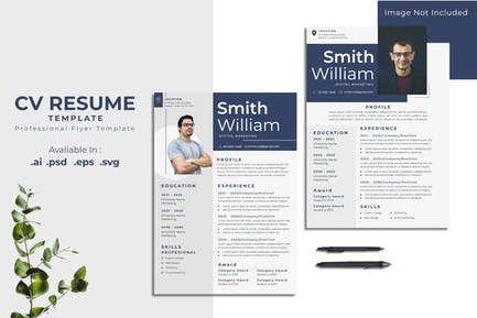 Resume and CV Template 1cee1010