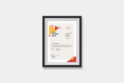 Certificate (Print Templates) 1f012110