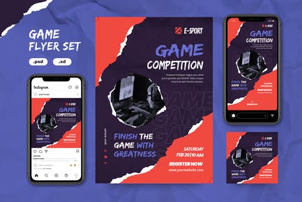 Games Flyer Set A1637610