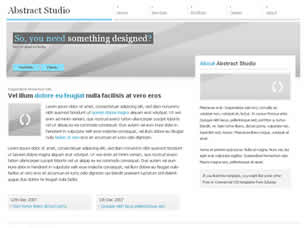 ABSTRACT STUDIO FREE CSS TEMPLATE Abstra11