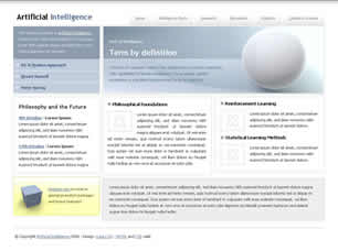 ARTIFICIAL INTELLIGENCE FREE CSS TEMPLATE Artifi13