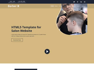 BARBER X FREE CSS TEMPLATE Barber10