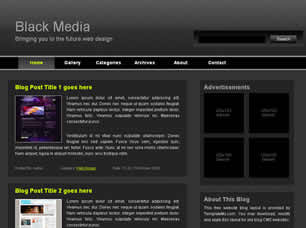 BLACK MEDIA FREE CSS TEMPLATE Black-13