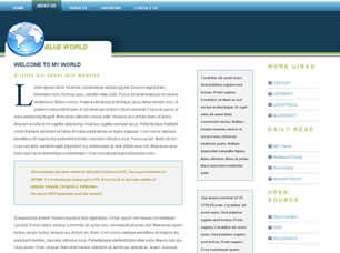 BLUE WORLD FREE CSS TEMPLATE Blue-w12