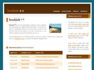 BOOKISH 1.0 FREE CSS TEMPLATE Bookis10