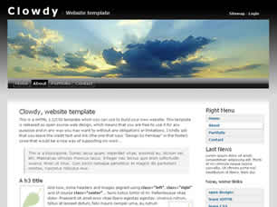 CLOWDY FREE CSS TEMPLATE Clowdy10