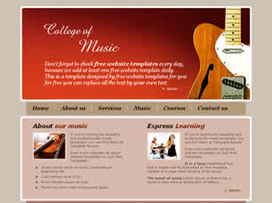 COLLEGE OF MUSIC FREE CSS TEMPLATE Colleg10