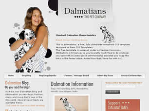 DALMATIANS FREE CSS TEMPLATE Dalmat10