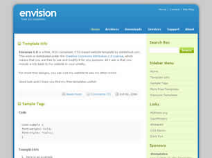 ENVISION 1.0 FREE CSS TEMPLATE Envisi10