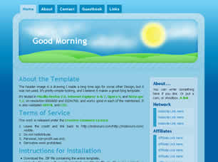 GOOD MORNING FREE CSS TEMPLATE Good-m10