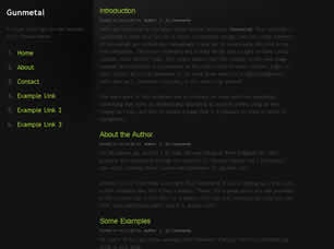 GUNMETAL FREE CSS TEMPLATE Gunmet10